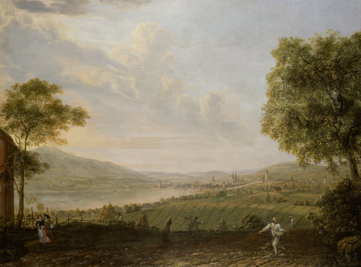 Meyer - Blick auf Zürich von Hirslanden aus im Herbst, um 1650