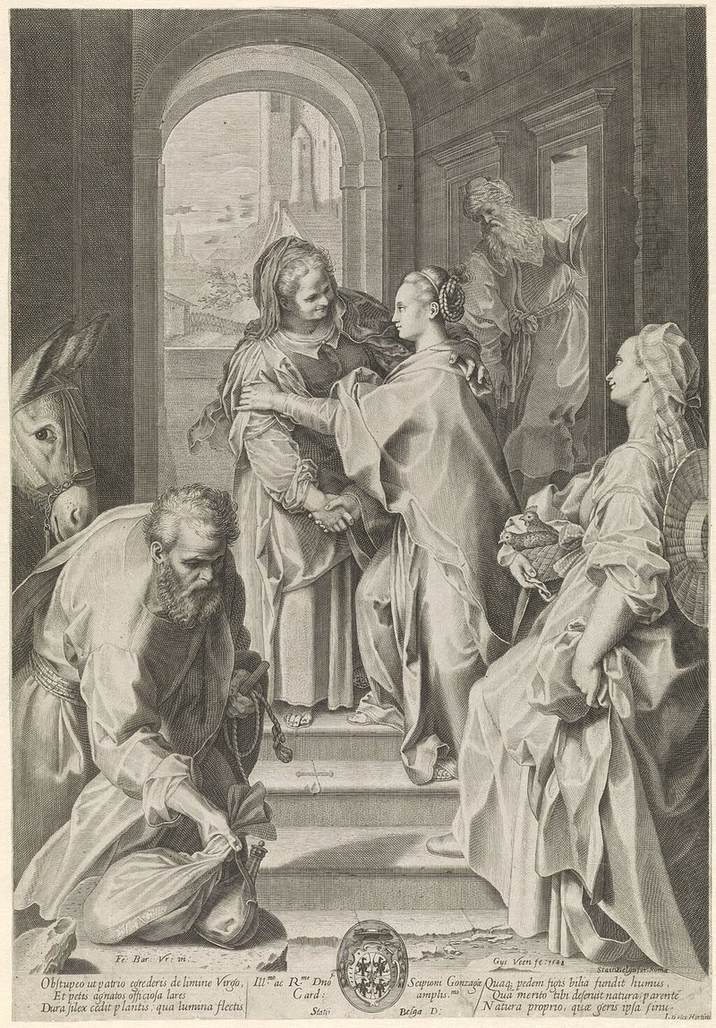 van Veen, Heimsuchung Stich nach Barocci